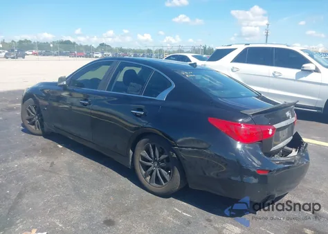 2015 Infiniti Q50 Premium z USA, uszkodzony, nr VIN JN1BV7AR0FM407689